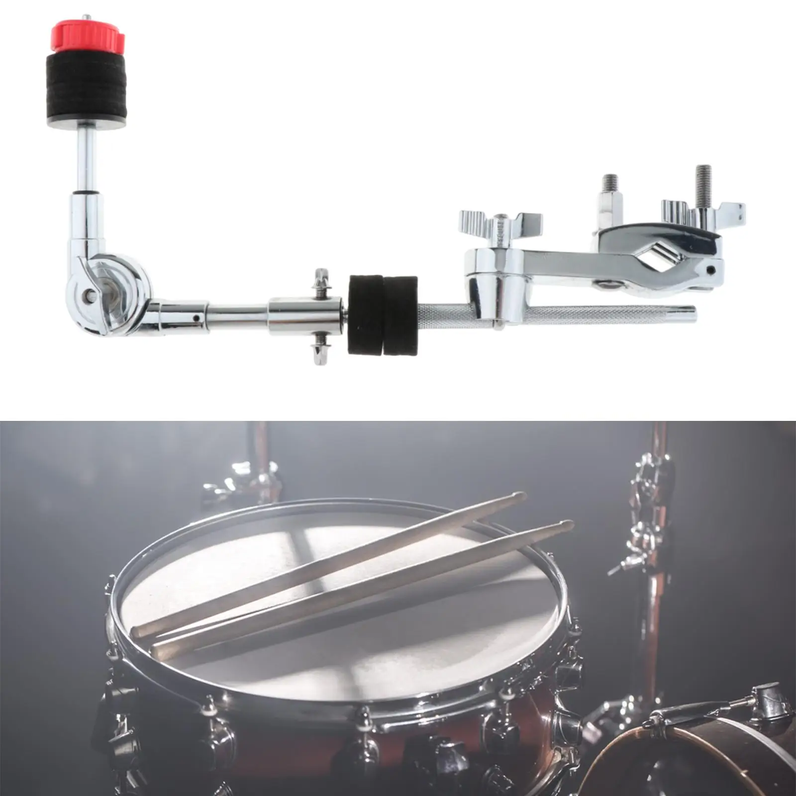 Drum Extension Clamps Holder Percussion Instrument Accessories Cymbal Arm