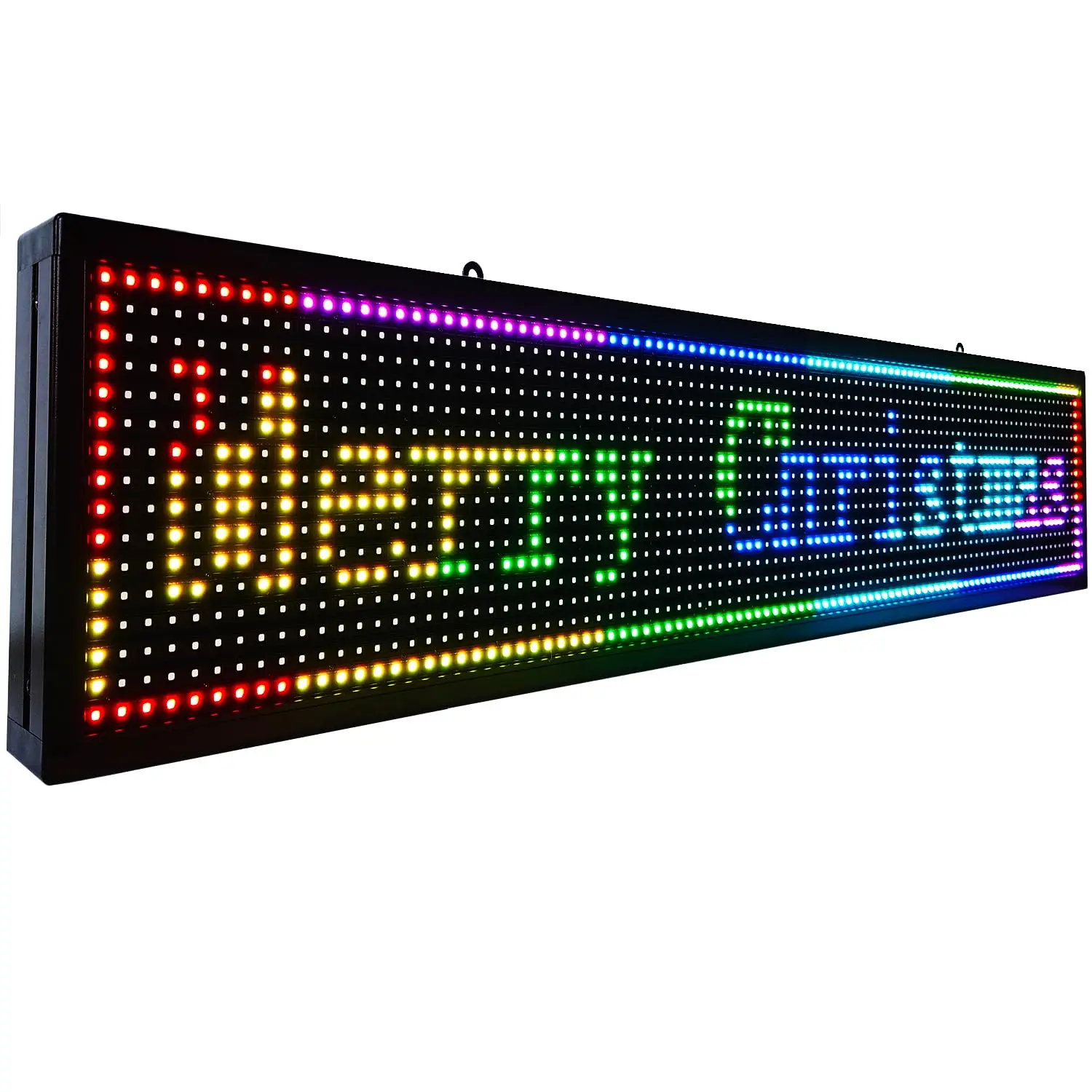 Full-Color P10 Scrolling LED Display Programmable Welcome Sign Waterproof Digital LED Light with WIFI+USB Animation Function