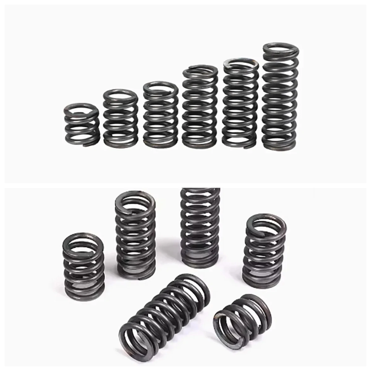 Wire Dia 1.6mm Outer Dia 9-25 Length15-50mm Manganese Steel Pressure Spring Compression Springs High Elastic Blackening Spring