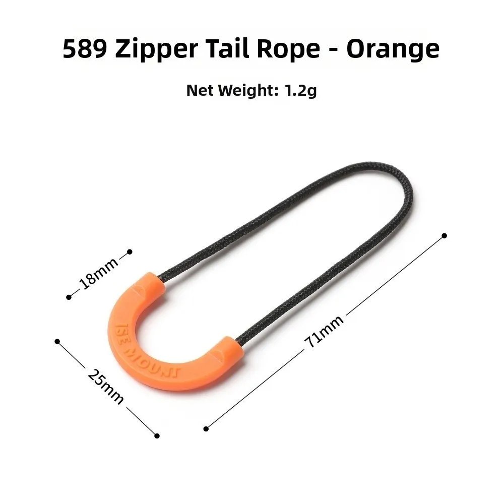 5pcs Universal Zipper Rope Anti-slip Tail Rope Multicolors Multistyles Zipper Puller Color Drawstring