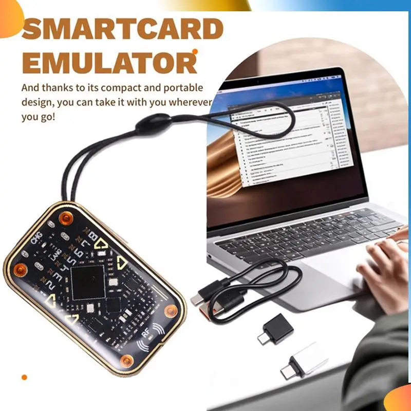 B48A Chameleon Ultra V2.0 RFID Smart Chip Reader Emulator 125Khz 13.56Mhz Card Decode NFC Duplicator+3XUID Keychain/UID Card