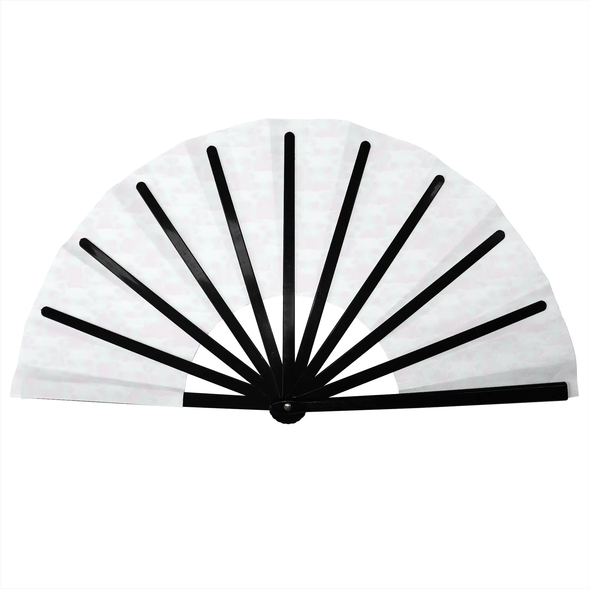Funny Bingus Army Folding Hand Fan Sphynx Cat Polyester Fabric Fan Funny Summer Accessory Decorative Fans