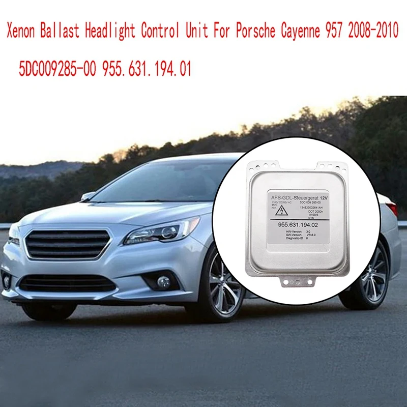 

Xenon Ballast Driver Headlight Control Unit For Porsche Cayenne 957 2008-2010 5DC009285-00 955.631.194.01