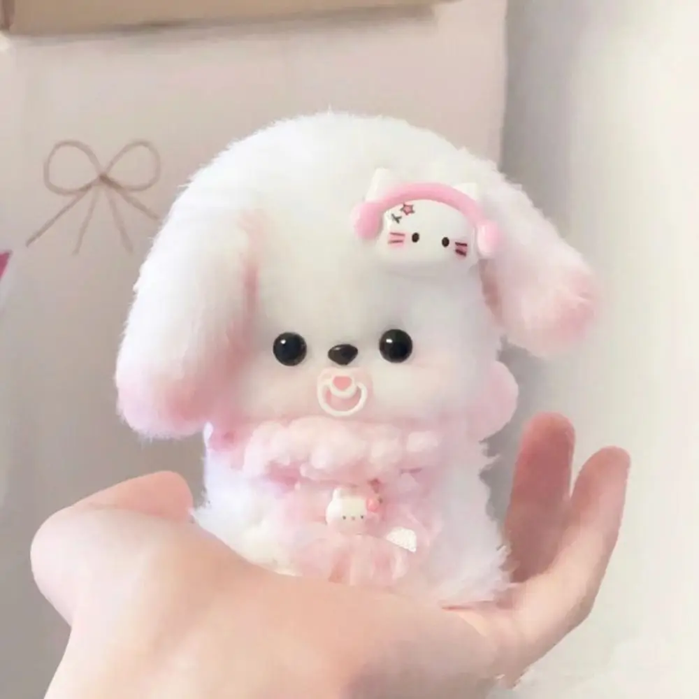 Iron Wire Rabbit Hair Twisting Stick Puppy Sewing Toy Crafts Handmade DIY Material Bag Fluffy Strips Homemade Plush Doll