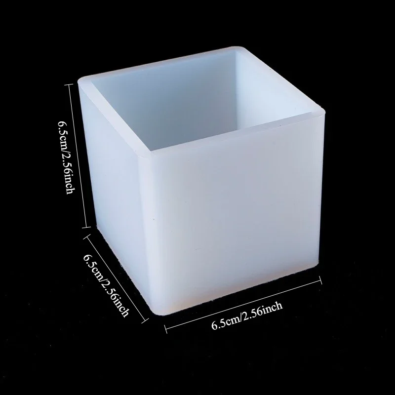 1pc Silicone Cube Molds Large Deep Square Epoxy Resin Mold Transparent Silicone Molds for Resin Casting DIY Jewelry Making - view 5