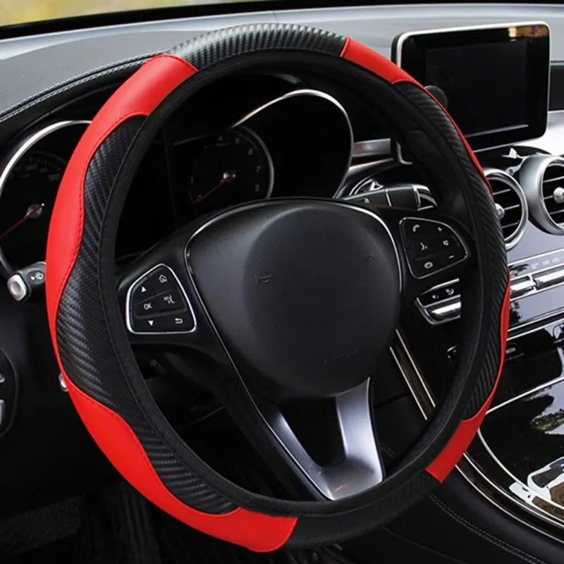 Universal Auto Steering wheel Cover for Peugeot 206 307 406 407 207 208 308 508 2008 3008 4008 6008 301 408