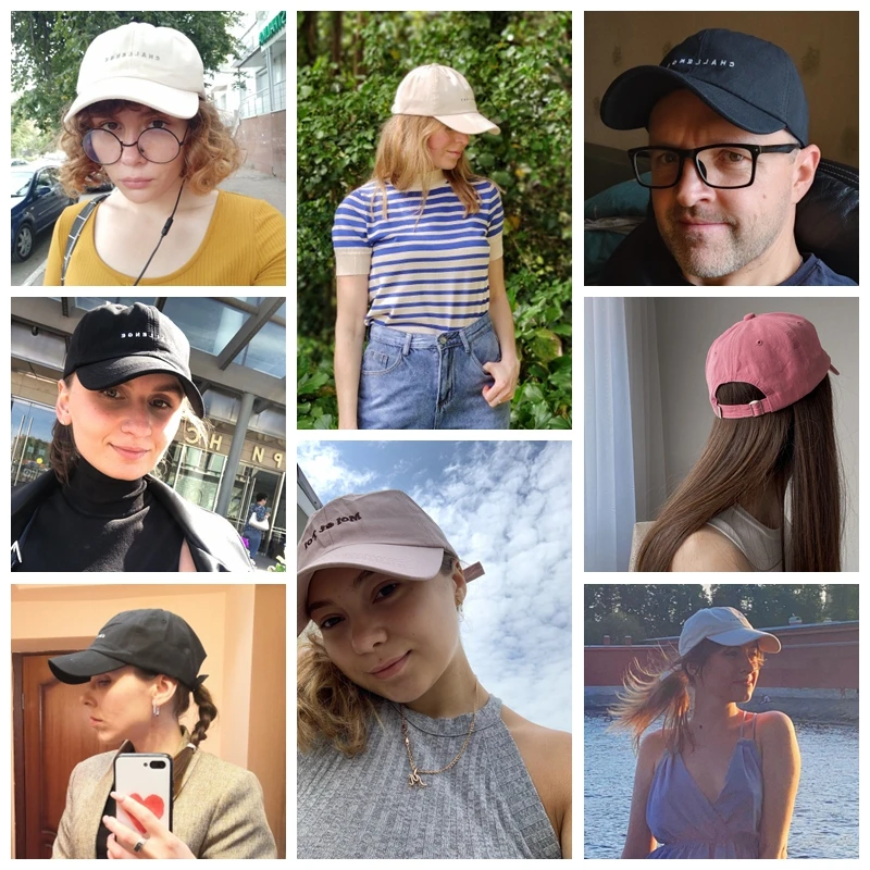 Casual Unisex Letter Cotton Baseball Cap Snapback Sports Outdoor Ponytail Cap Women Men Hip Hop Hats Streetwear כובע נשים 2022