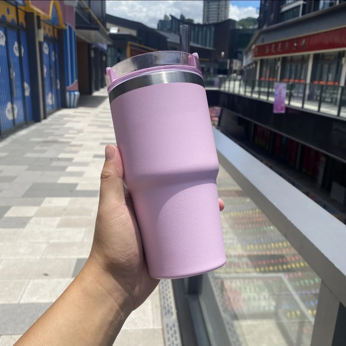 20oz Stainless Steel Vacuum Insulated Tumbler with Lid and Straw Thermal Coffee Car Cups for Sport Water Cup Iced Travel Cup