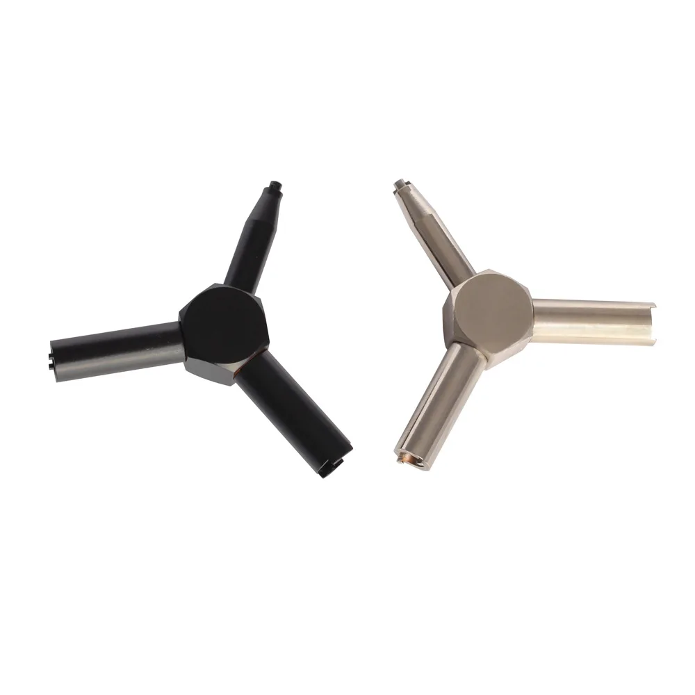 Multi function intake valve key  Disassembly tool for outlet valve  General purpose triangle wrench