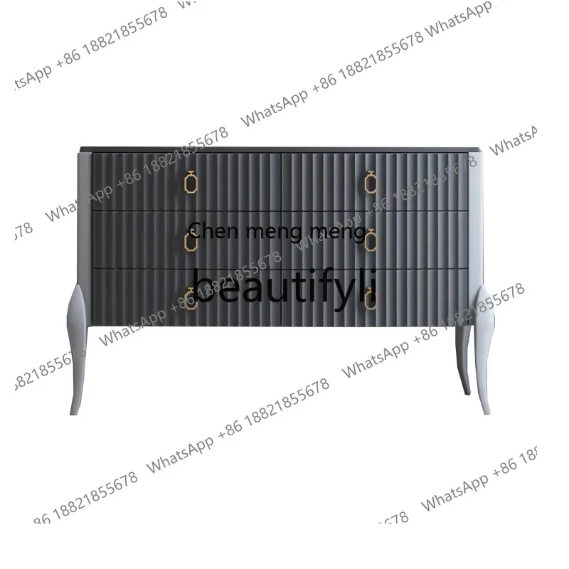 

light luxury door cabinet, living room entry, dining side partition shoe cabinet, simple modern solid wood decorative cabinet H