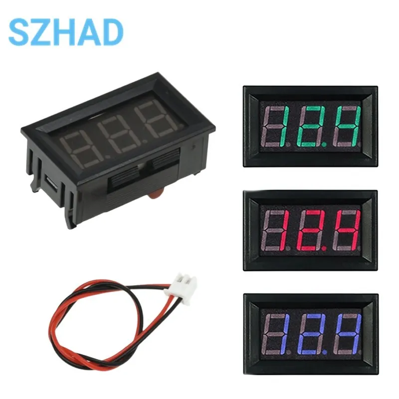 Led Digitaal Display Tweedraads AC Voltmeter Ac 20V Netvoeding 380V Industriële 70V ~ 500V Huishoudelijke Voltmeter