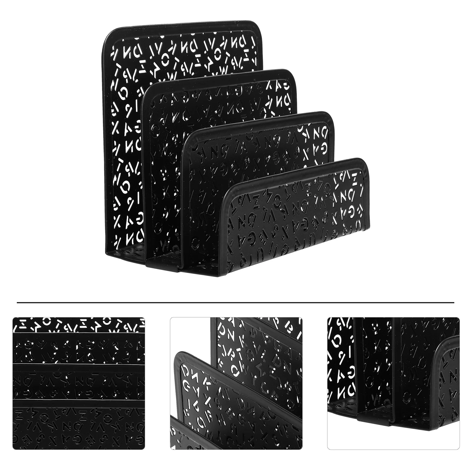 

1Pcs Envelop Holder for Desk Iron File Organizer Modern Simple Style Anti Corrosion Mail Shelf Stationary Storage