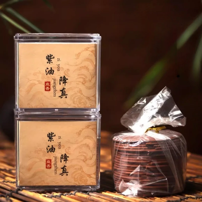 

Натуральные благовония Цзян Чжэнь, катушка, 4-часовое храмовое поклонение, Будда, отель, чайная комната, домашний аромат, очищающий запах