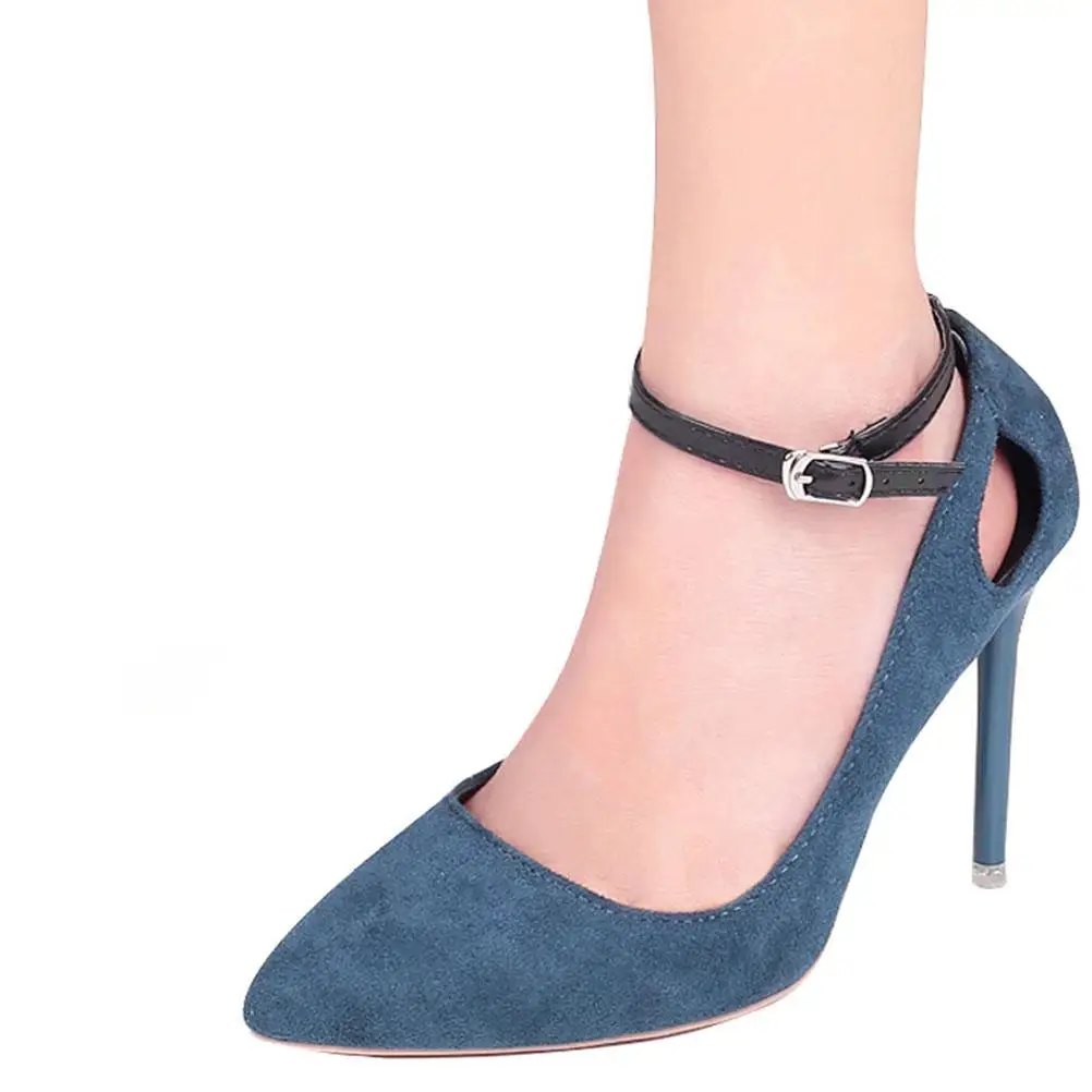 3 set Set di cinturini per tallone per donna Tacchi alti Cinghie per scarpe con tacco staccabili Cuscinetti per la fodera del lacci della caviglia Materiale premium