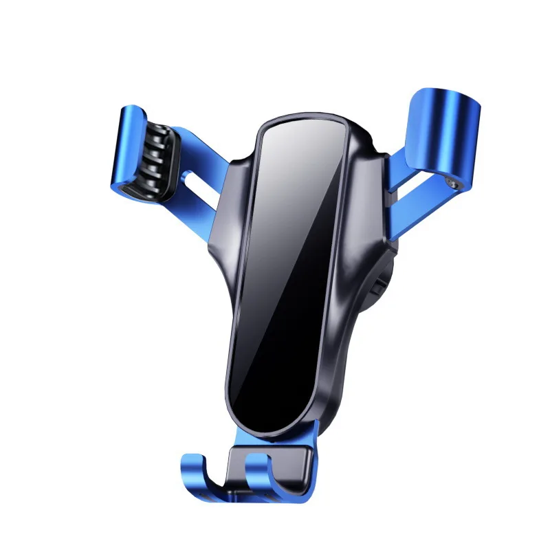 Car mounted mobile phone holder, new car creative gift, air outlet gravity bracket, car navigation support bracket