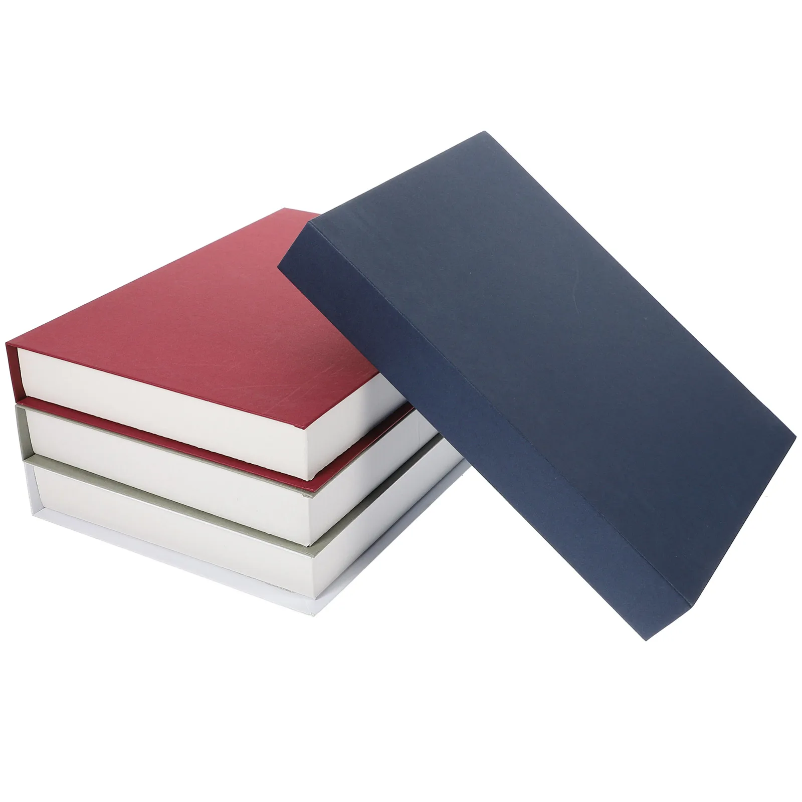 

4 Pcs Imitation Book Decoration Fashion Fake Books Decorations Faux for Decorative Kraft Paper