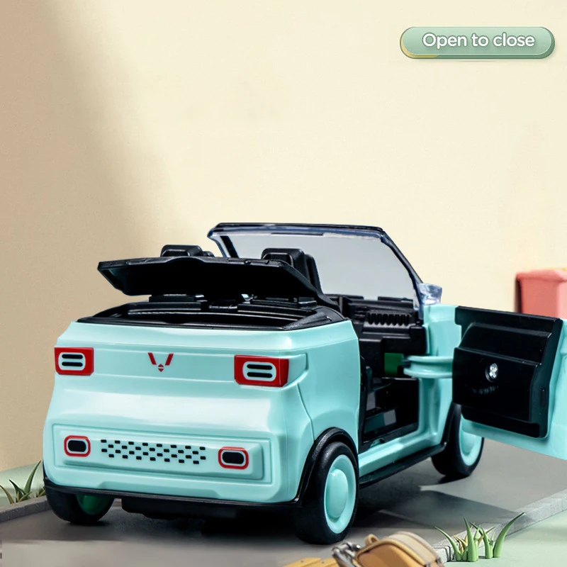 Crianças carro conversível brinquedos inércia mini dos desenhos animados macaron mini brinquedo carro simulação bonito puxar para trás modelo de brinquedo do carro para crianças presentes