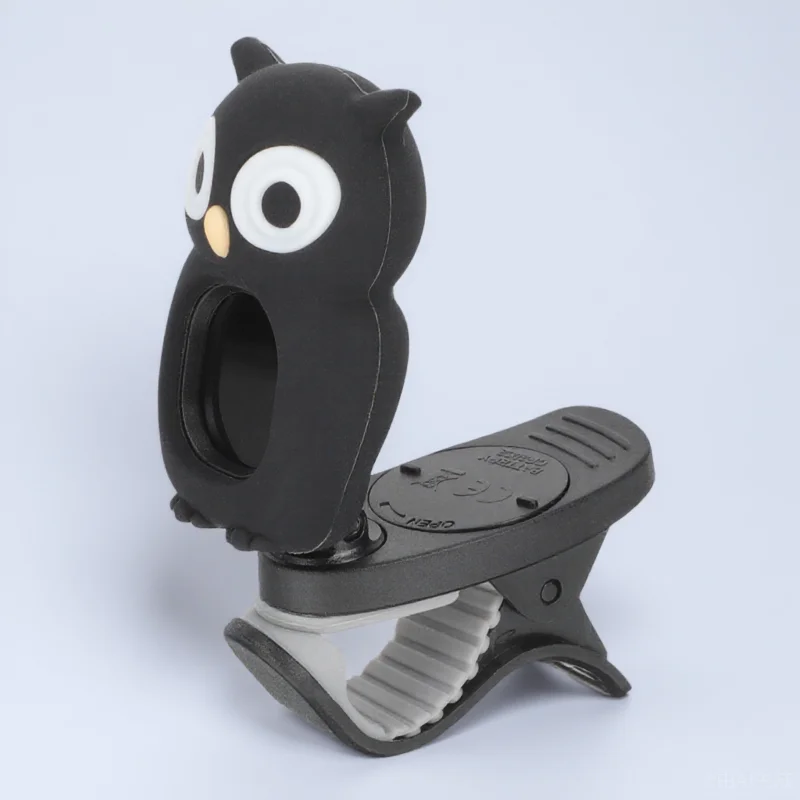 

Cat Owl Guitar Tuner Clip On Professional Electronic Tuning Tool For Acoustic Bass Violin Ukulele Instruments Small Light