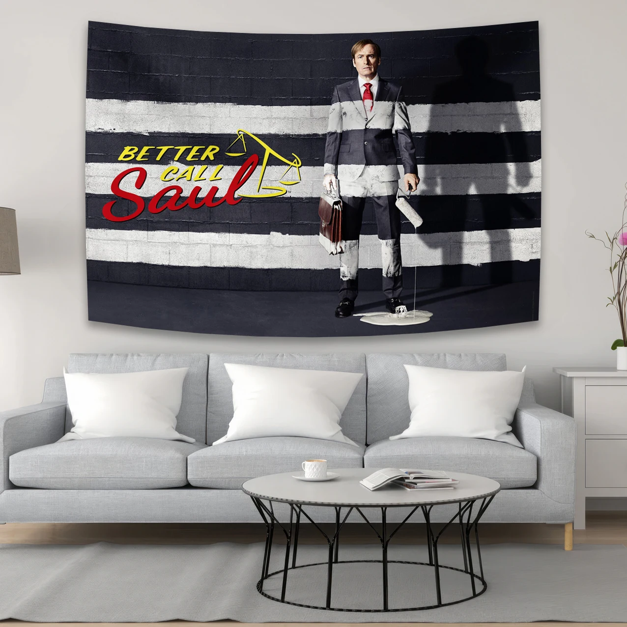 

Betters Call Saul Tv Series Posters Wall Tapestry Retro 90S Room Decoration Aesthetic Bedside Hanging Cloth