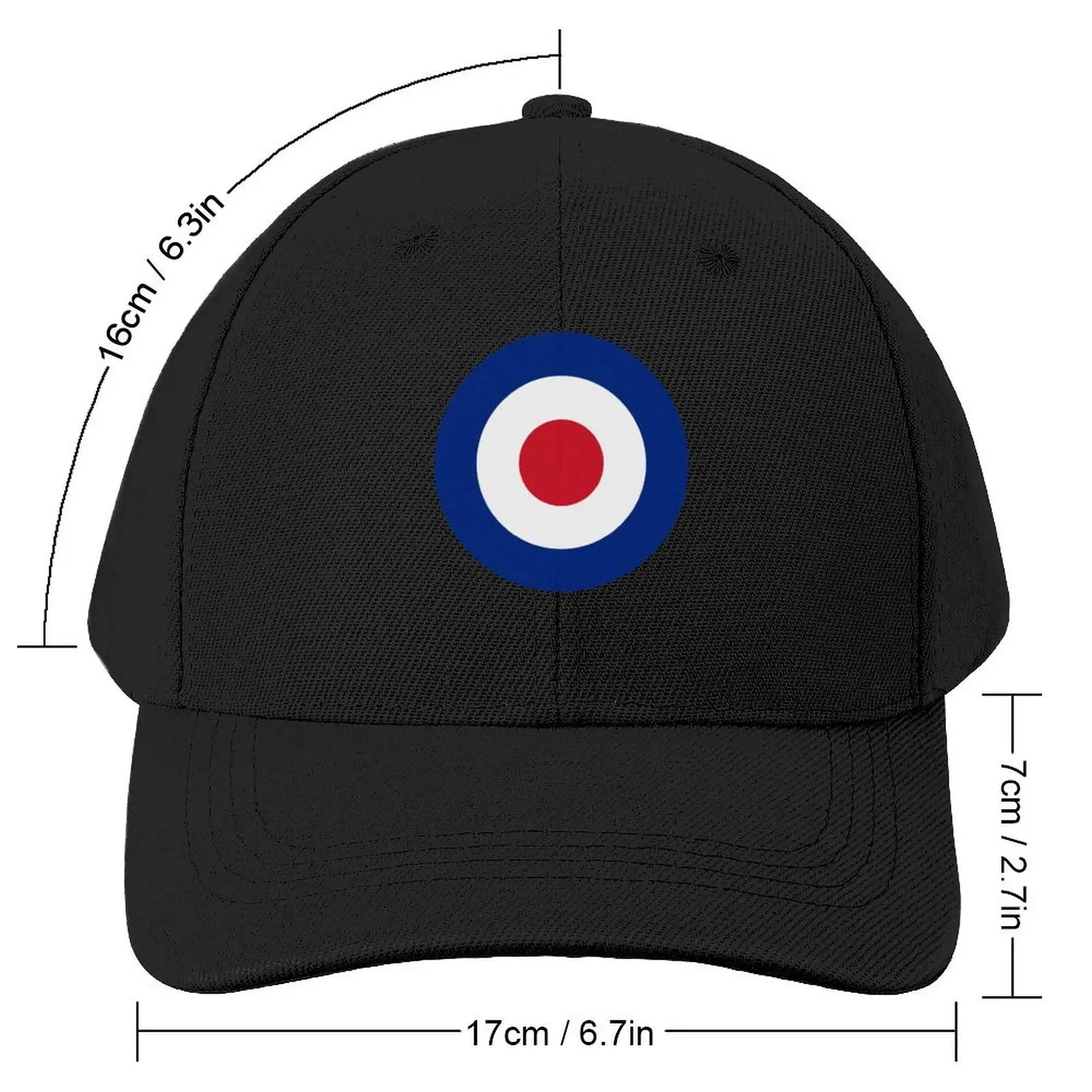 Royal Air Force - Roundel Baseball Cap Sunscreen fishing hat Hats Man Women's