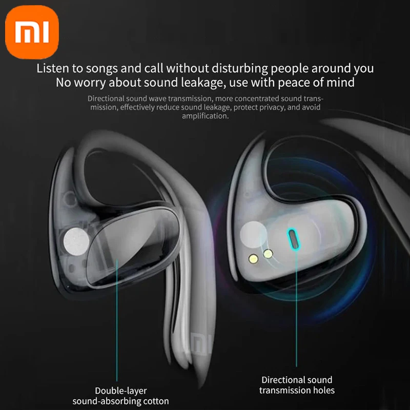 Xiaomi S900 TWS Wireless Headphones Bluetooth Headset Bone Conduction Open Ear Hanging Sports Earbuds Noise Reduction Earphones