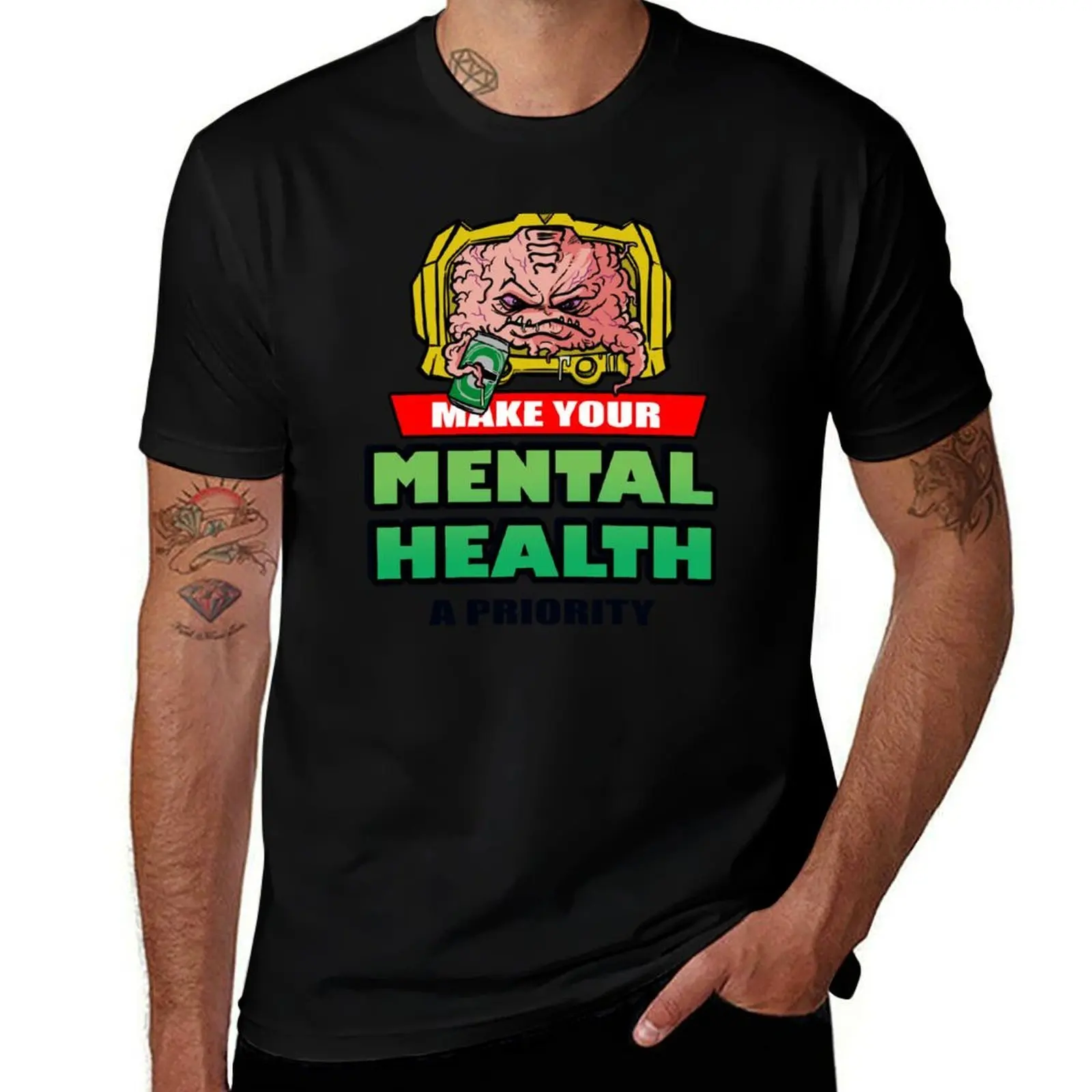 

Mental Health T-Shirt cheap stuff quick drying funny meme t-shirts mens t shirts casual stylish