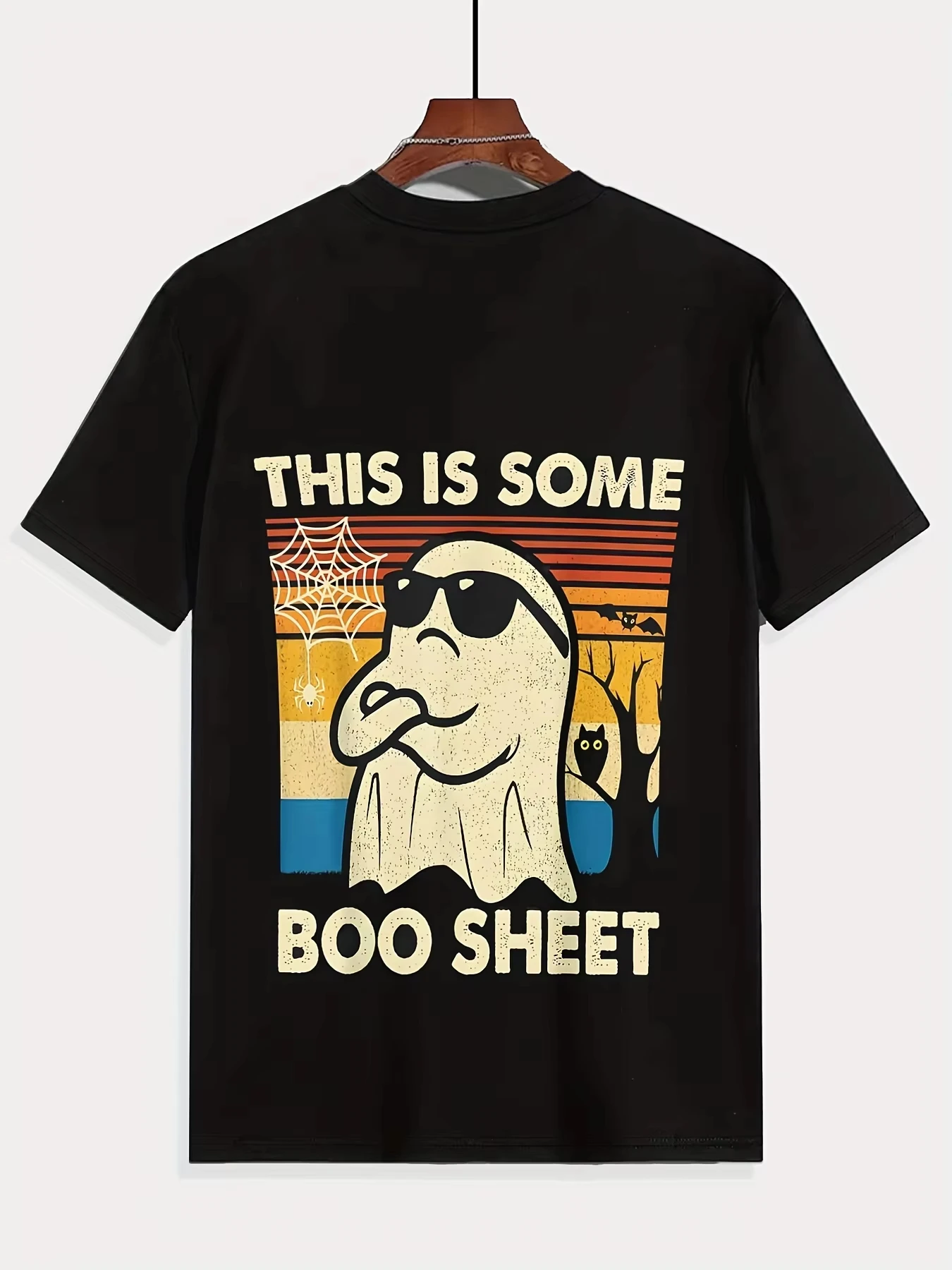 جديد الصيف الرجال أزياء الكرتون الأبيض ليتل شبح رسالة متعة تي شيرت مطبوع جودة عالية متعددة الوظائف الترفيه الرياضة #2