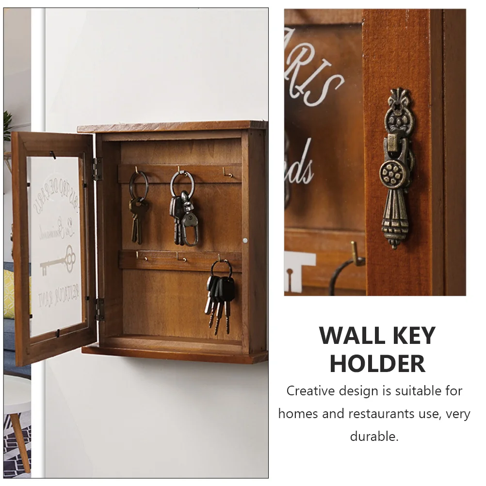 Key Storage Case Jewelry Organizer Jewlrey Orgainzer Key Hooks Decor Shelf Key Storage Box Key Case Entryway Key Box