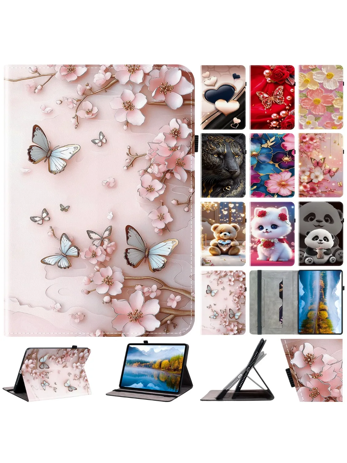 Pour Honor Pad X7 8.7 "X8a X9A X9 X8 Pro ELN-W09 11.5" étui en cuir Huawei Matepad Mini 8.8 M5 Lite T10s SE 10.4 housse de tablette