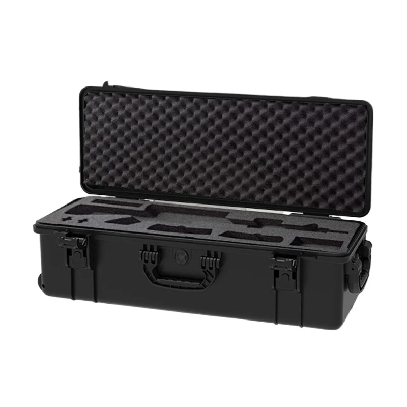 Waterproof Tool Case Outdoor Hard Case Tools Storage Box Portable Professional Equipment Storage Boxes Large Toolbox with Wheels