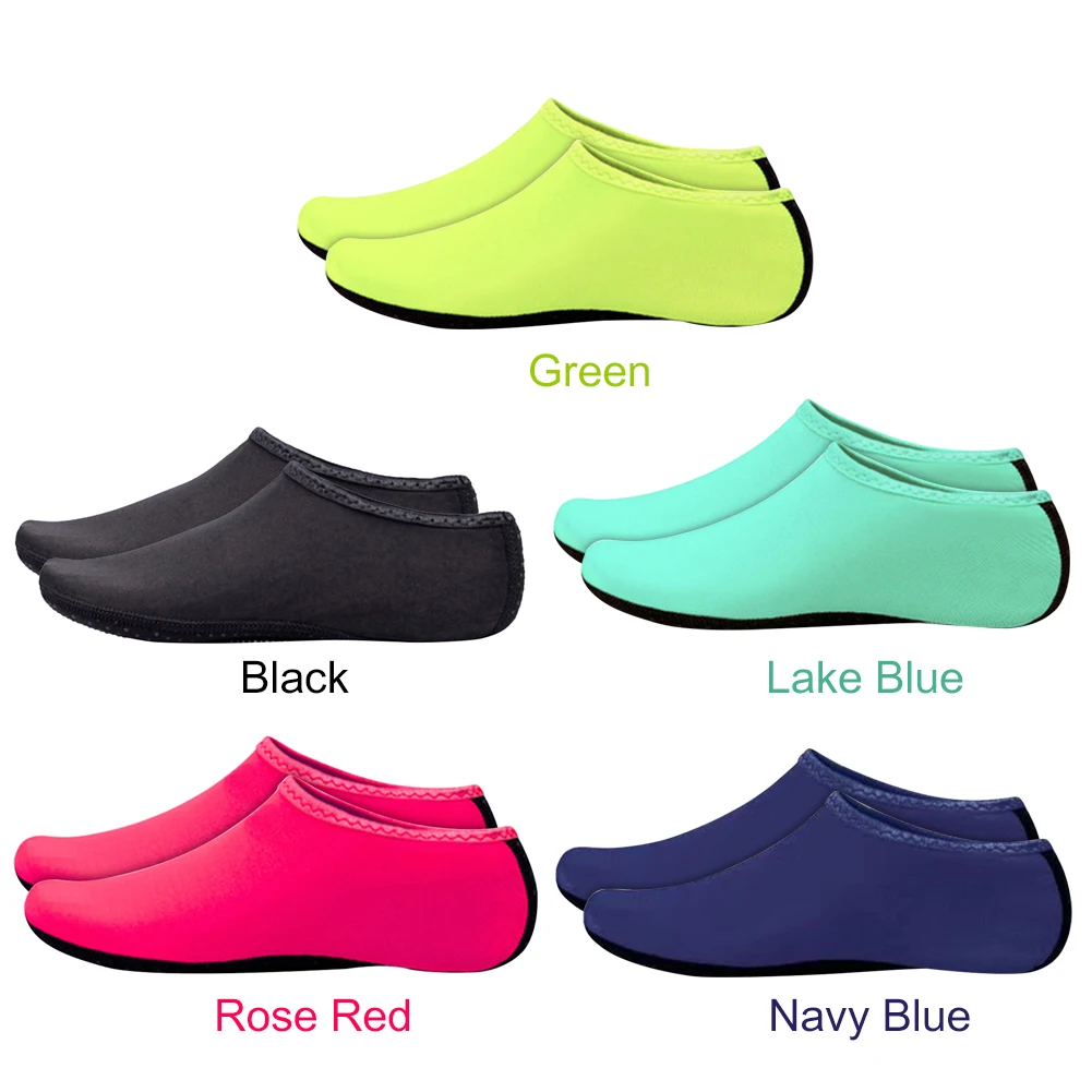 Unisex Water Shoes Swimming Diving Socks Summer Aqua Beach Sandal Flat Shoe Seaside Non-Slip Sneaker Socks Slipper for Men Women