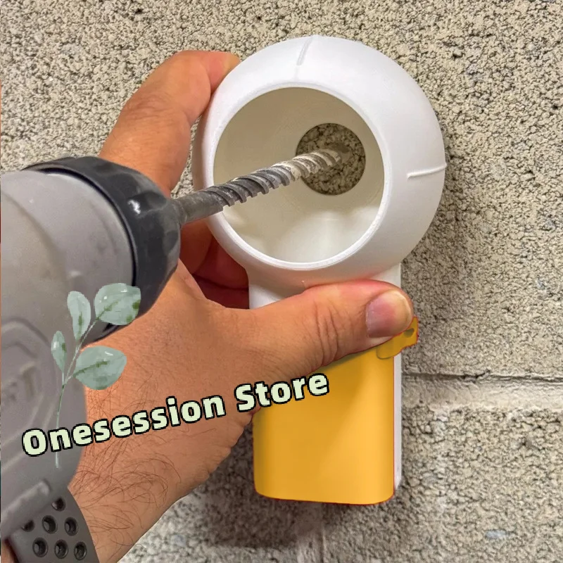 Collecteur de poussière de forage à buse rotative-boîte à poussière universelle pour le perçage, le ponçage et le meulage, confinement efficace des copeaux