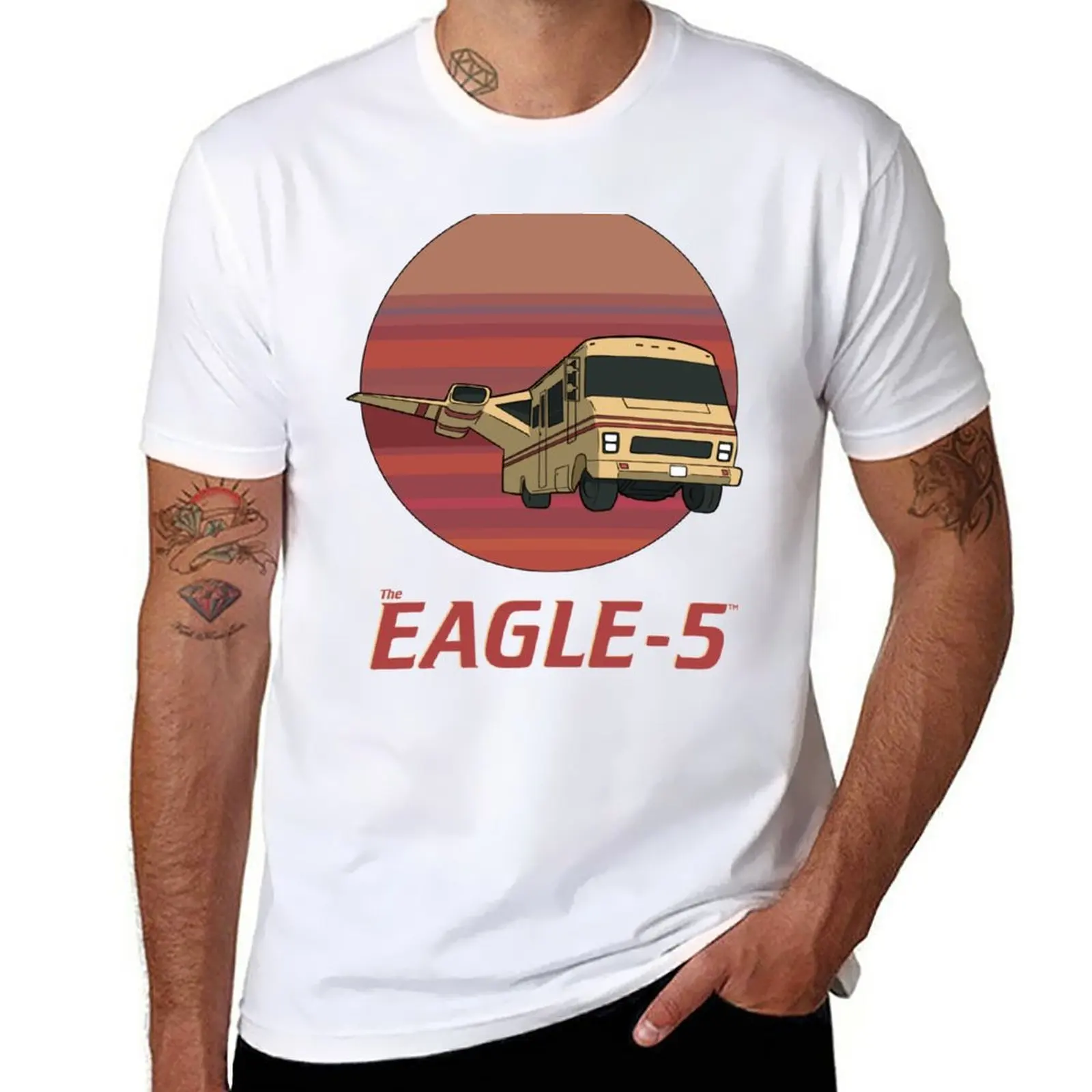 New Spaceballs Eagle 5 T-Shirt sublime t shirt graphic t shirts anime clothes Short sleeve tee men