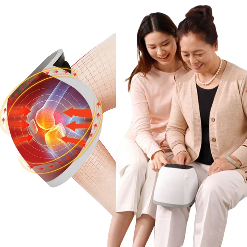 

Far Infrared Knee Pain Relief Device - Heating & Magnetic Massage Pad for Arthritis & Joint Stiffness