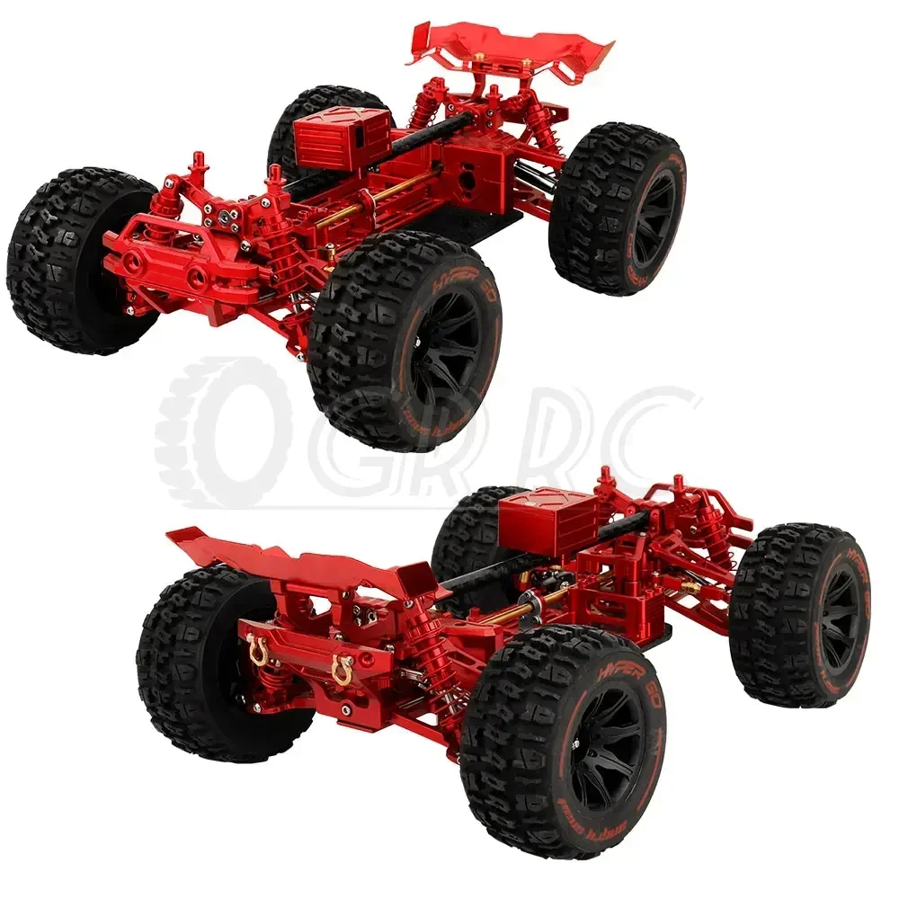 Amortiguador delantero y trasero de Metal, 4 Uds., para 1/14 MJX Hyper Go 14209 14210 14510B RC, piezas de mejora de aleación de coche