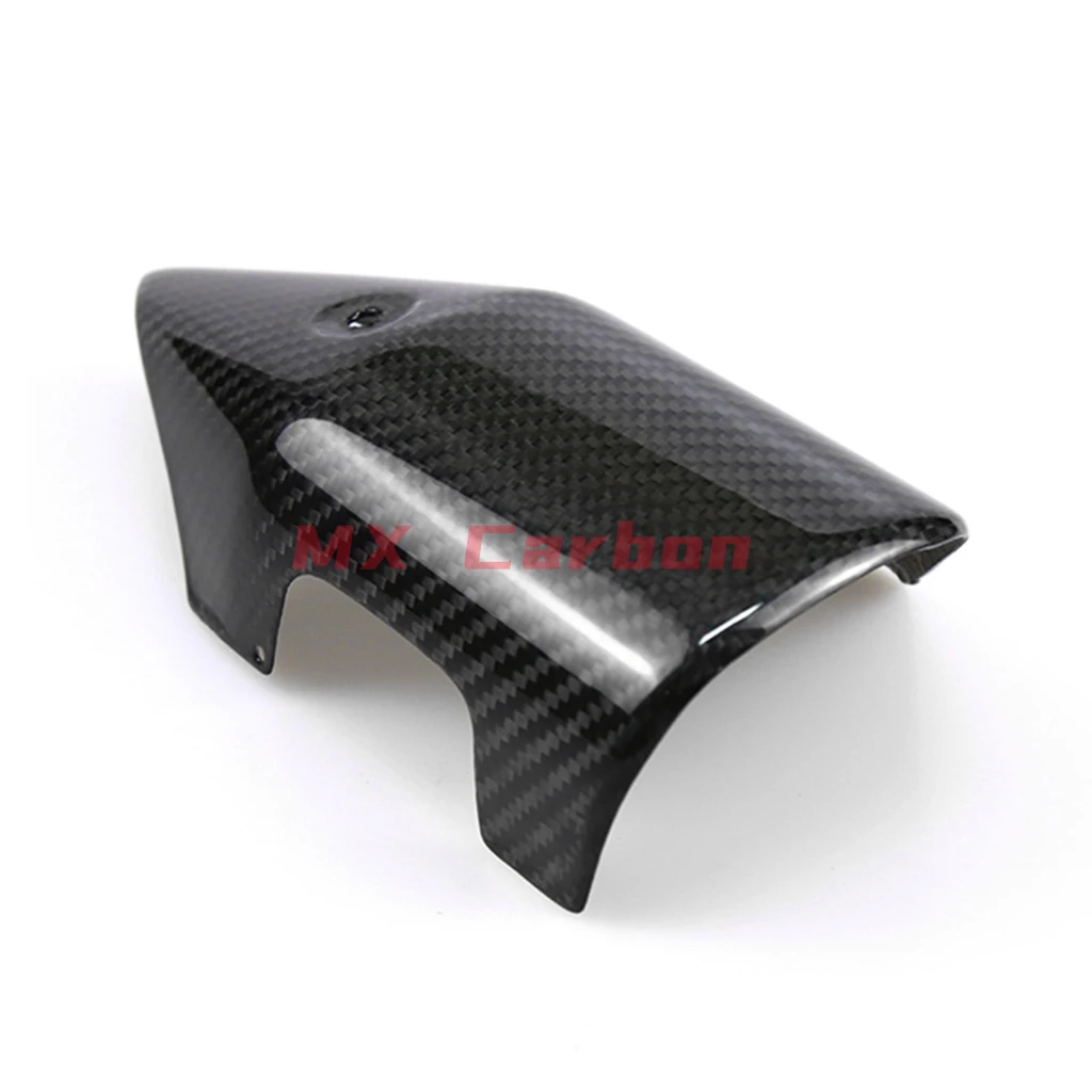 Motorcycle Modified Real Carbon Fiber Exhaust Heat Shield Cover Accessories For Yamaha MT10 FZ10 2016 2017 2018