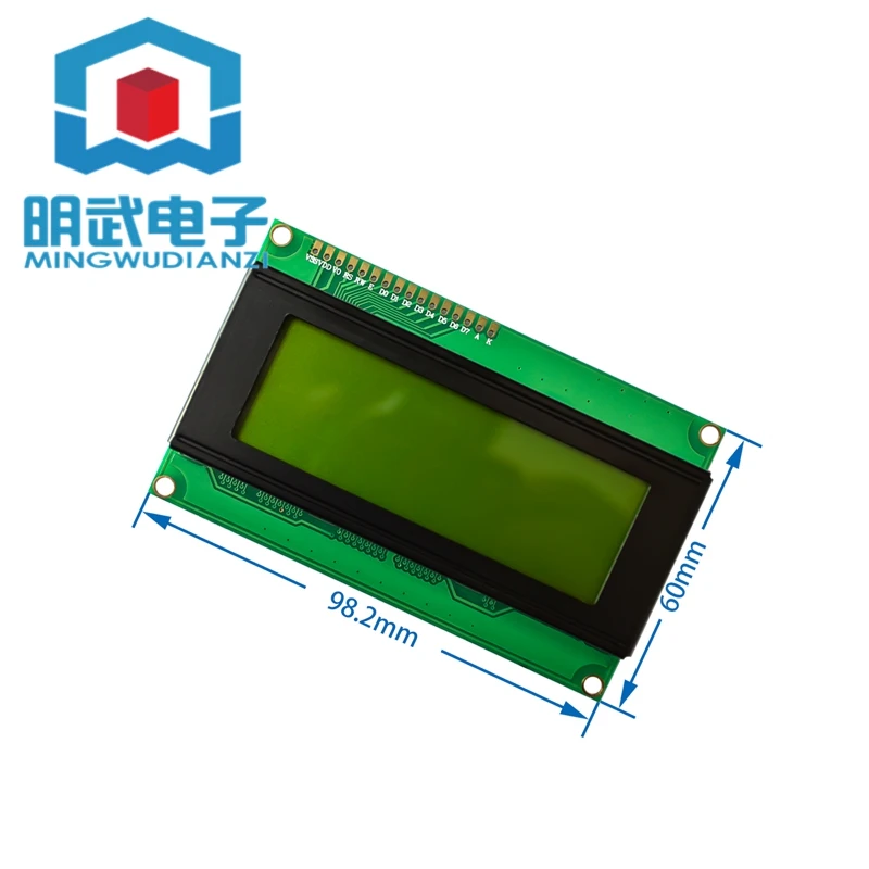 2004 LCD 2004A LCD Module 5V Yellow Green Screen 20X4