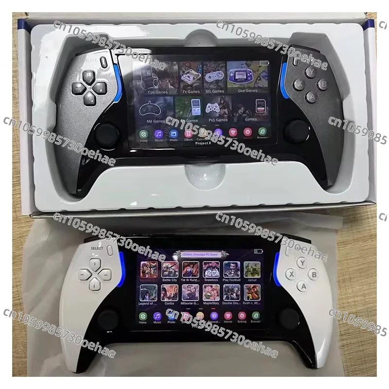 4.3-Inch Color Large Screen Handheld Console Dual 3D Joystick Player Video Game