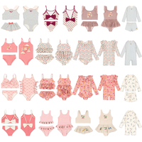Kid Swimwear Sets 2025 Summer KS Baby Girls Swimsuits One Pieces Holiday Boys Swimming Trunks Child Seaside Swim Bikini Vacation
