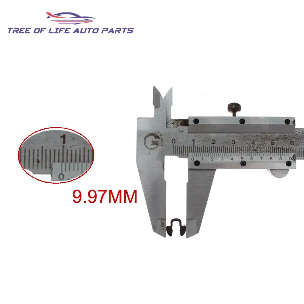 터보차저 액추에이터 웨이스트게이트 서클립 E 클립 핀 교체, 10mm, 50 개, 100 개