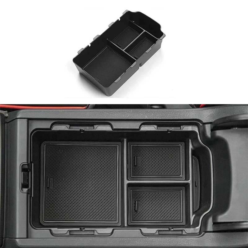 1 pieces ABS plastic Car Armrest Storage Box Center Console Glove Tray For Honda Civic 11th Gen 2021 2022 2023 Accessories