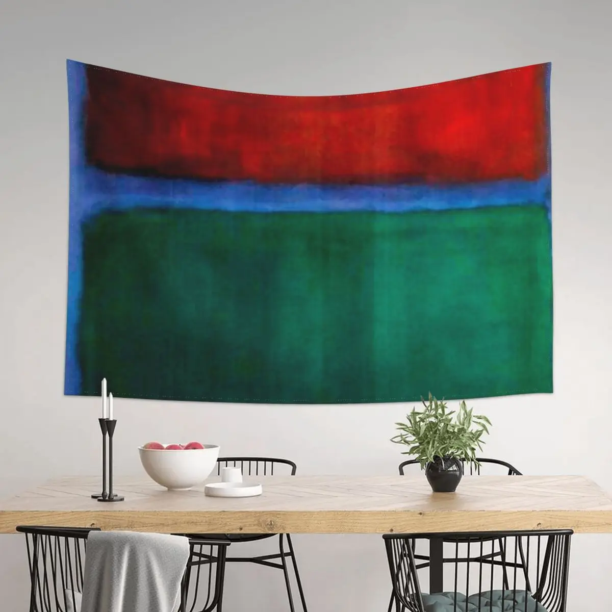 

Mark Rothko - Earth and Green Tapestry Room Aesthetic Home Decorations Wall Hanging Decor Tapestry