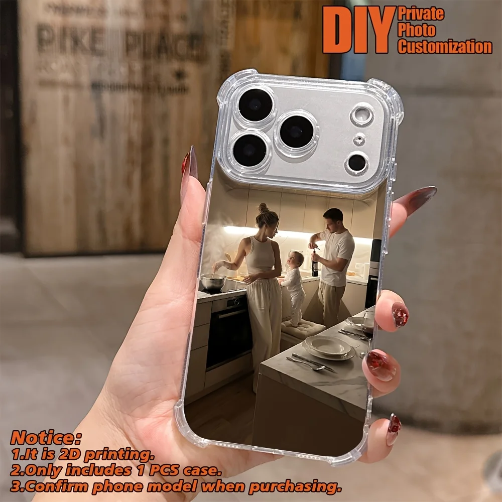 Customized Case For iPhone 18 Pro Max SE 2020 2022 X XS XR 17 Air 16 15 14 11 7 8 Plus 12Mini 13Mini 16e Anti-Fall Cover