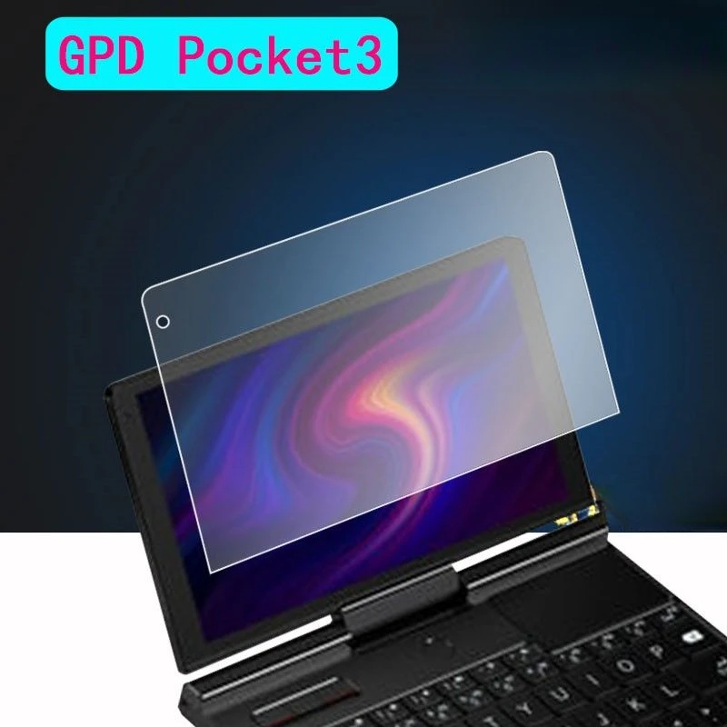 

9H Protection Film Compatible For GPD Pocket 3 8 inch Screen Protector Ultra-Clear Protective Tempered Glass For GPD Pocket3