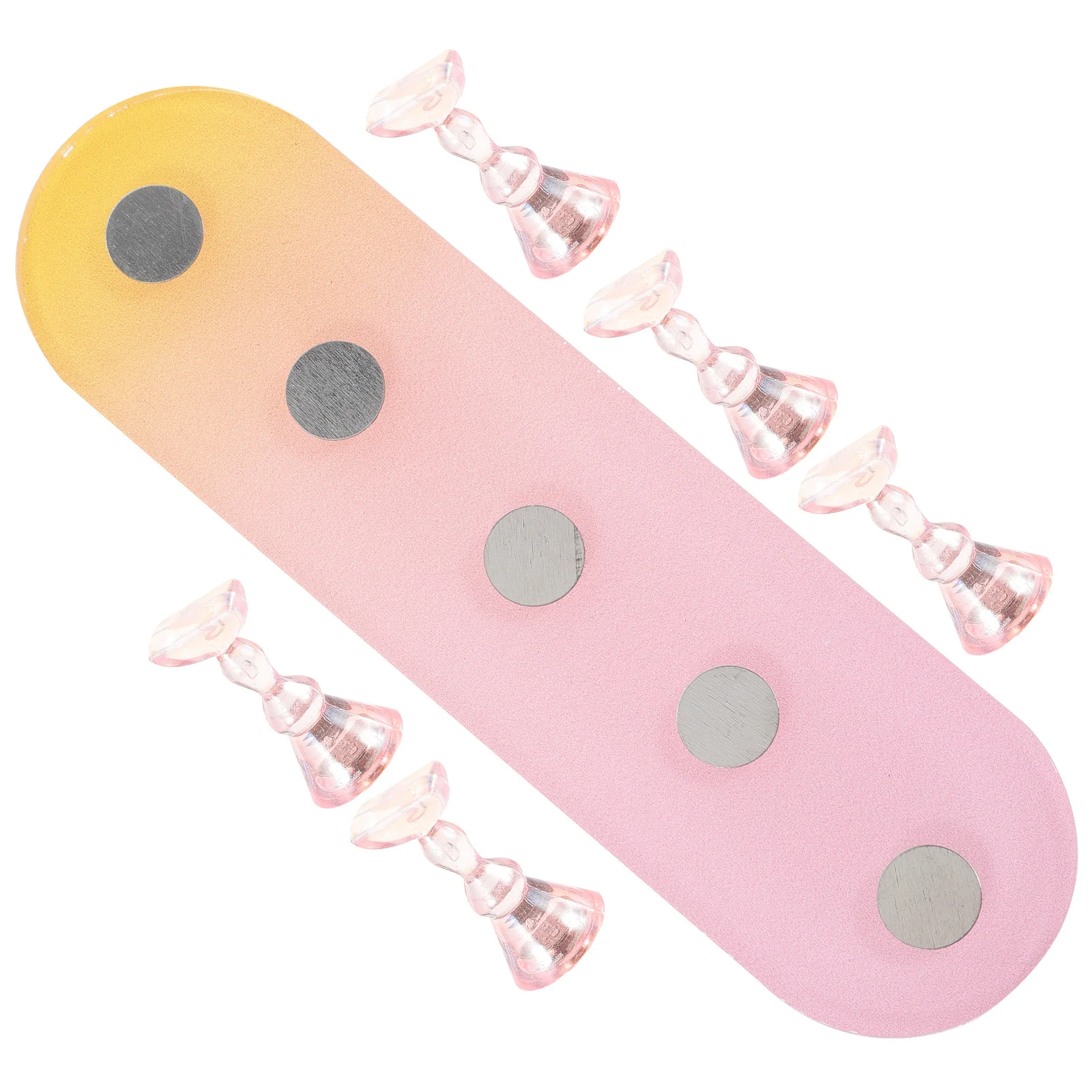 

1Set Nail Holders Training Display Lightweight Creative Nail Art Practice Stands Manicure Racks for Salon Home Use