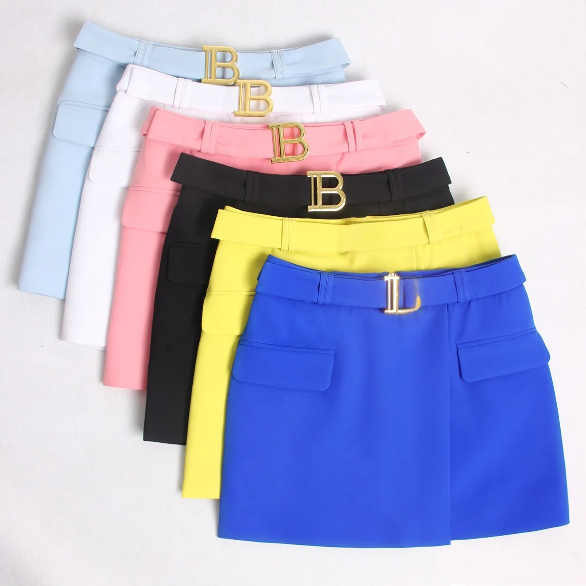 

Spring Summer A-Line Skirt Slimming Fashionable Commute Half-length New Arrival Elegant Women's Retro Color S...