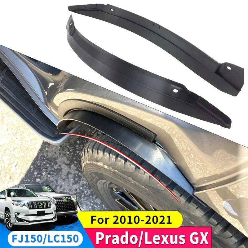 

For Toyota Prado J150 Lexus GX460 Wheel Arch Fender Flare Guards Body Mud Flaps