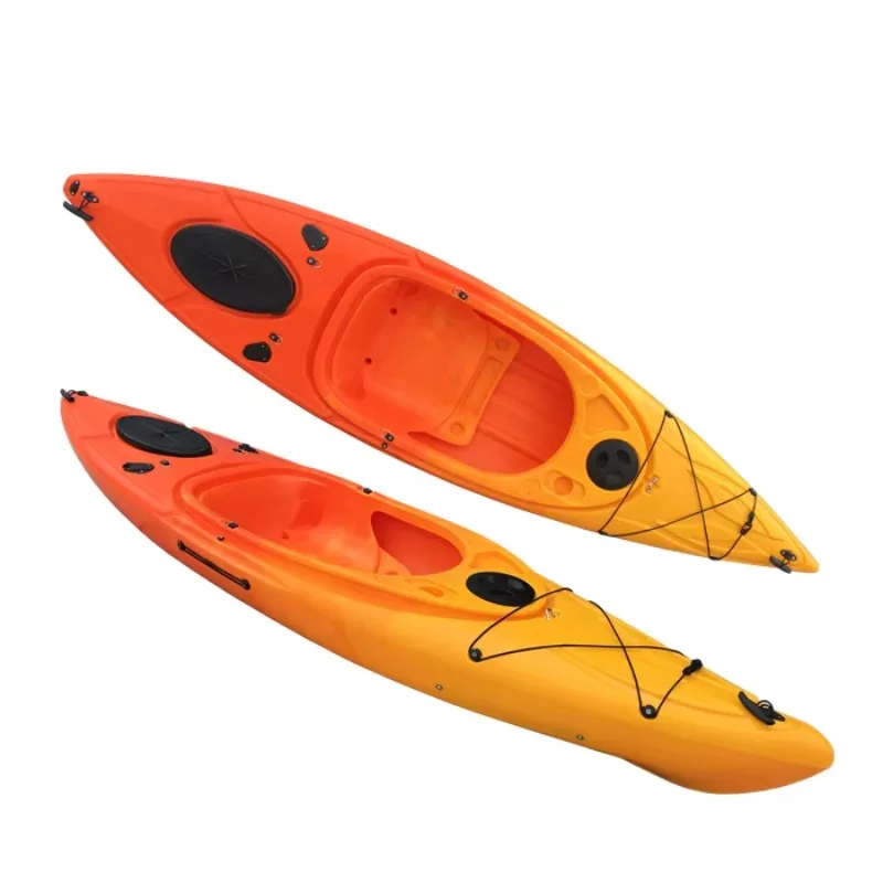 

Single-Seat Sit-In LLDPE Ocean Kayak, High-Quality River Touring Canoe