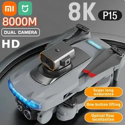 XIAOMI Mijia P15 Drone 4K fotocamera professionale 8K GPS HD fotografia aerea Dual-Camera omnidirezionale Drone per evitare gli ostacoli