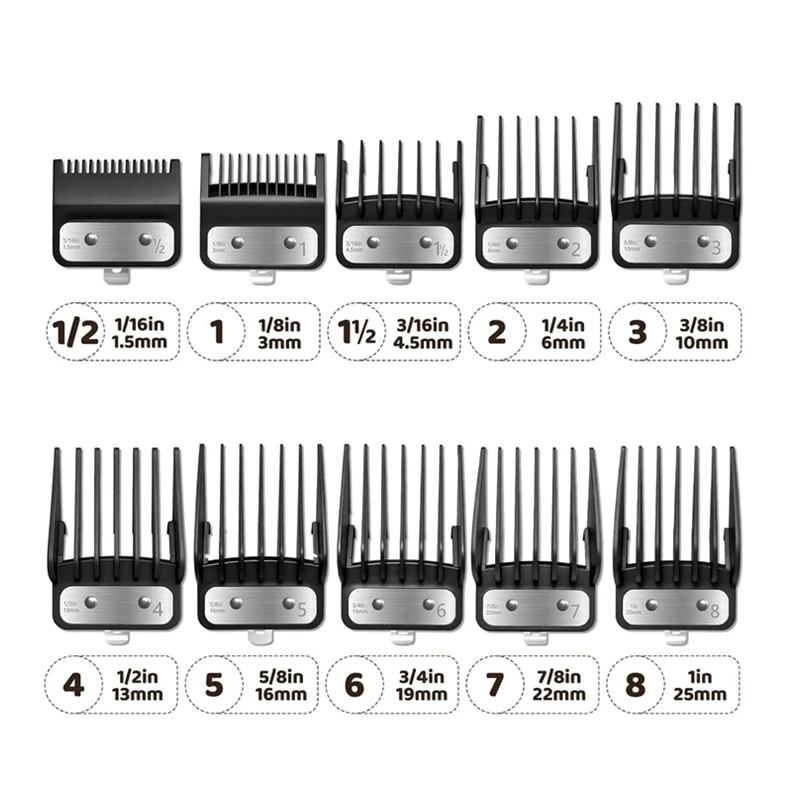Professional Hair Clipper Guard Limit Comb Compatible for Most Wahl Clipper